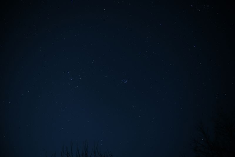 Celestial map with constellation lines